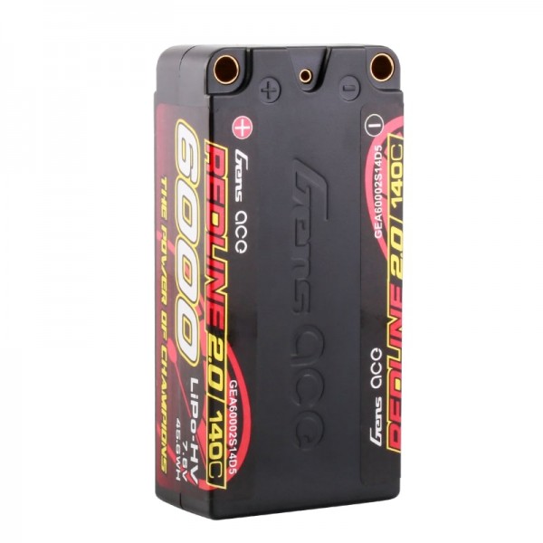 Gens Ace 2S LiPo Akku 7.4V 5500mAh 50C mit Deans T Stecker für 1/8 1/10