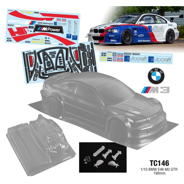 TEAMC RACING BMW E46 M3 GTR - 190mm (TC146)