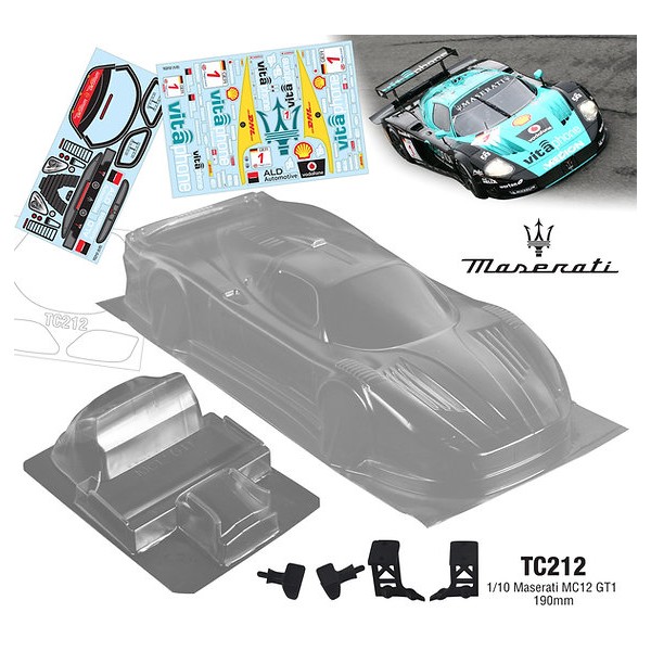 TEAMC RACING Maserati MC12 GT1 190mm (TC212)